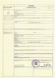 Приглашение в испанию (напечатанное в свободной форме либо оформленное в комиссариате полиции в испании) для взрослых на визу в Испанию