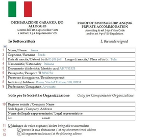 Приглашение в италию от собственника недвижимости для неработающих на визу в Италию