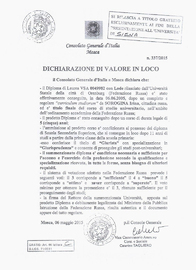 Приглашение от итальянской организации для предпринимателей на визу в Италию