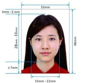 Фотографии 2 шт. (3,3*4,8 цветные на белом фоне) для предпринимателей на визу в Китай