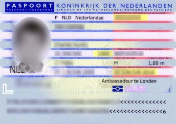 Удо­сто­ве­ре­ние лич­но­сти при­гла­ша­ю­ще­го ли­ца (ко­пия паспорта нидерландов/вида на жи­тель­ство в ни­дер­лан­дах) для взрослых на визу в Нидерланды
