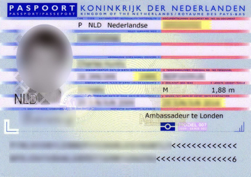 Удостоверение личности приглашающего лица (копия паспорта нидерландов или вида на жительство в нидерландах приглашающего лица для пенсионеров на визу в Нидерланды