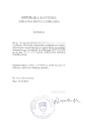 Официальное приглашение в словению для неработающих на визу в Словению