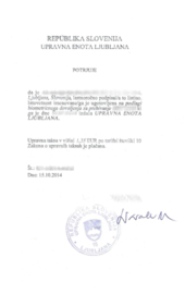 Официальное приглашение в словению для несовершеннолетних на визу в Словению
